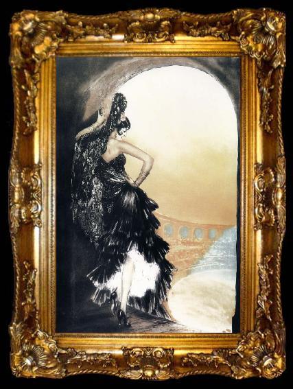 framed  Louis Lcart Seville, ta009-2